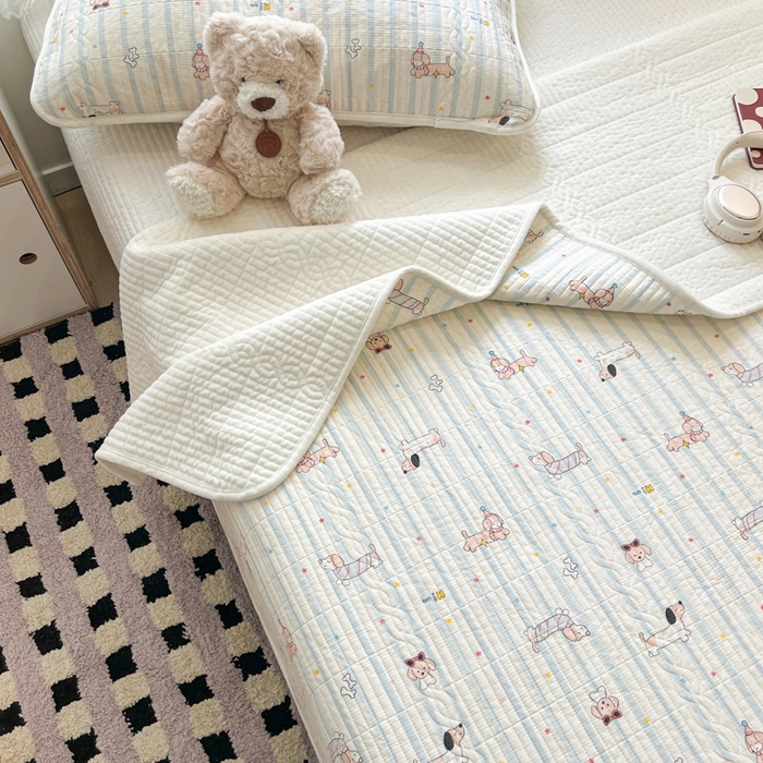 91家纺网 家纺一手货源 找家纺 （总）沐纯家居 2025新款婴儿绒纯棉水洗床盖