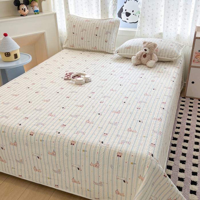 91家纺网 家纺一手货源 找家纺 （总）沐纯家居 2025新款婴儿绒纯棉水洗床盖