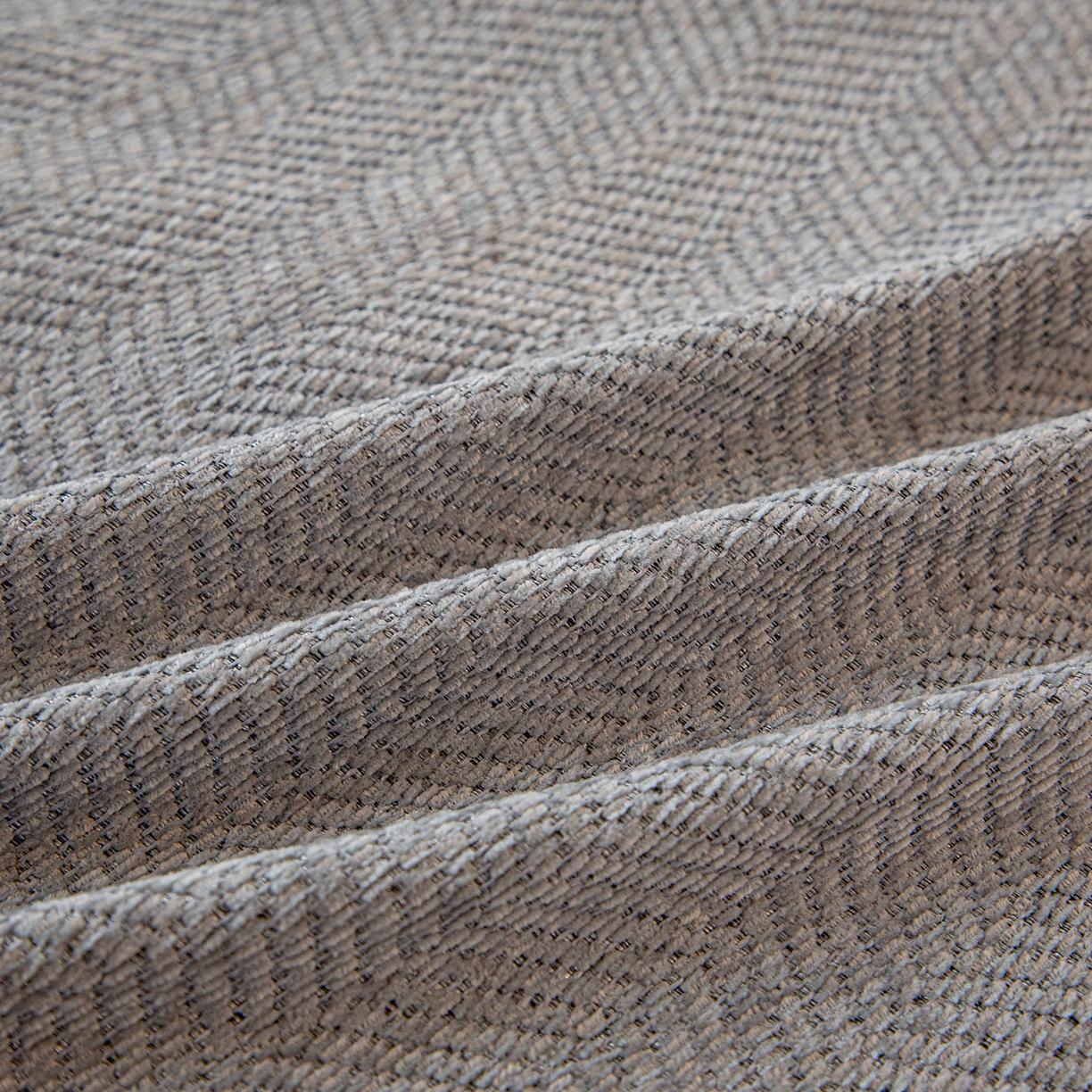 91家纺网 家纺一手货源 找家纺 沐沐家纺 2026新款人字纹床头靠背 浅灰