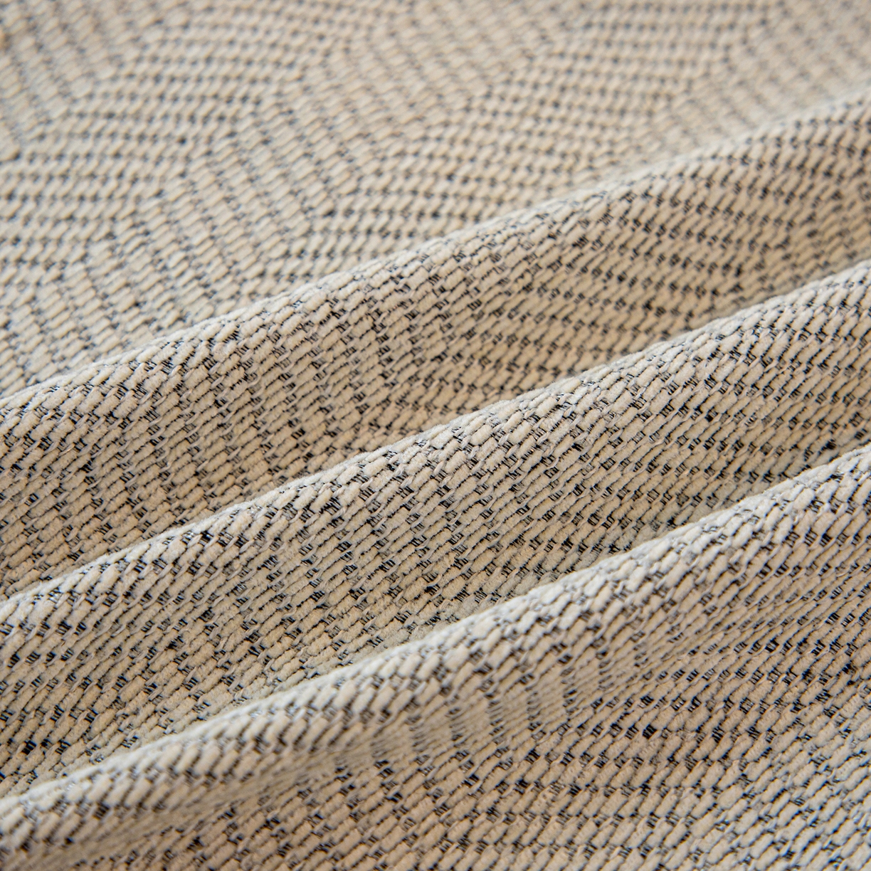 91家纺网 家纺一手货源 找家纺 沐沐家纺 2026新款人字纹床头靠背 米白