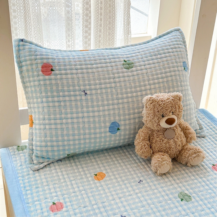 91家纺网 家纺一手货源 找家纺 丫丫家纺 2025新款牛奶绒床盖 如意瓜