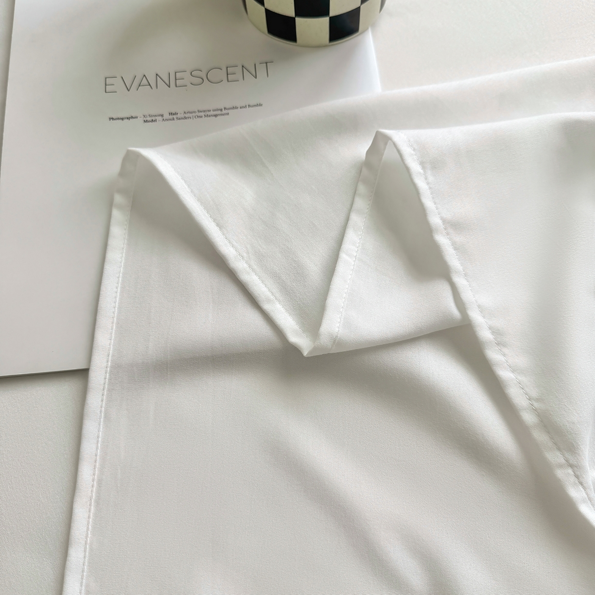 91家纺网 家纺一手货源 找家纺 十一家居 2025年新款ins风A类母婴级亲肤云朵水洗棉单床单 本白