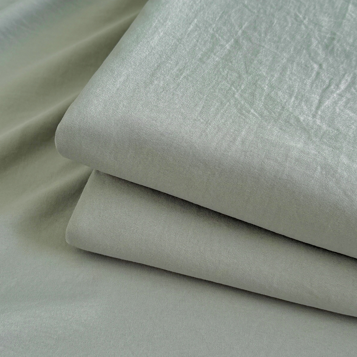 91家纺网 家纺一手货源 找家纺 十一家居 2025年新款ins风A类母婴级亲肤云朵水洗棉单床单 烟灰