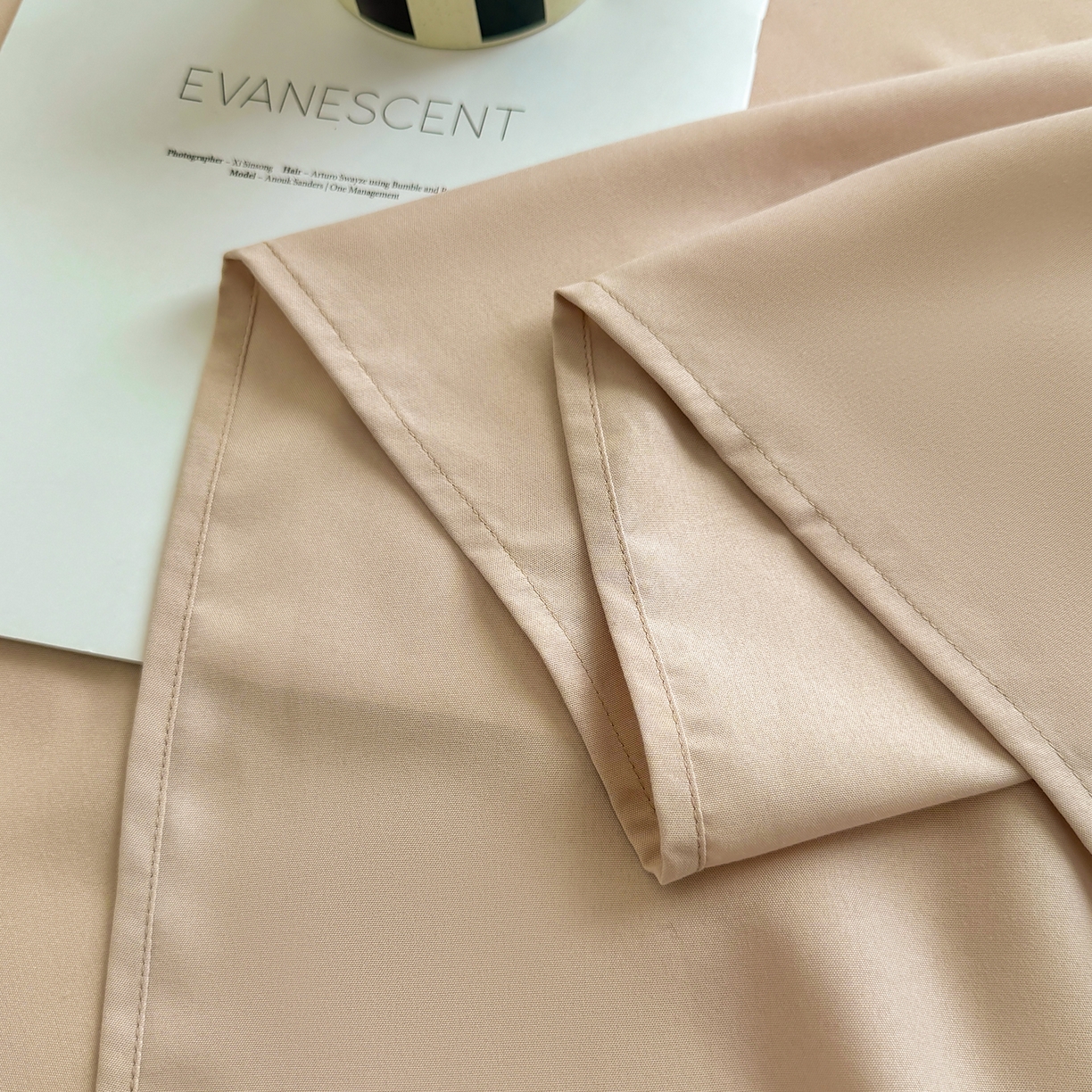 91家纺网 家纺一手货源 找家纺 十一家居 2025年新款ins风A类母婴级亲肤云朵水洗棉单床单 卡其