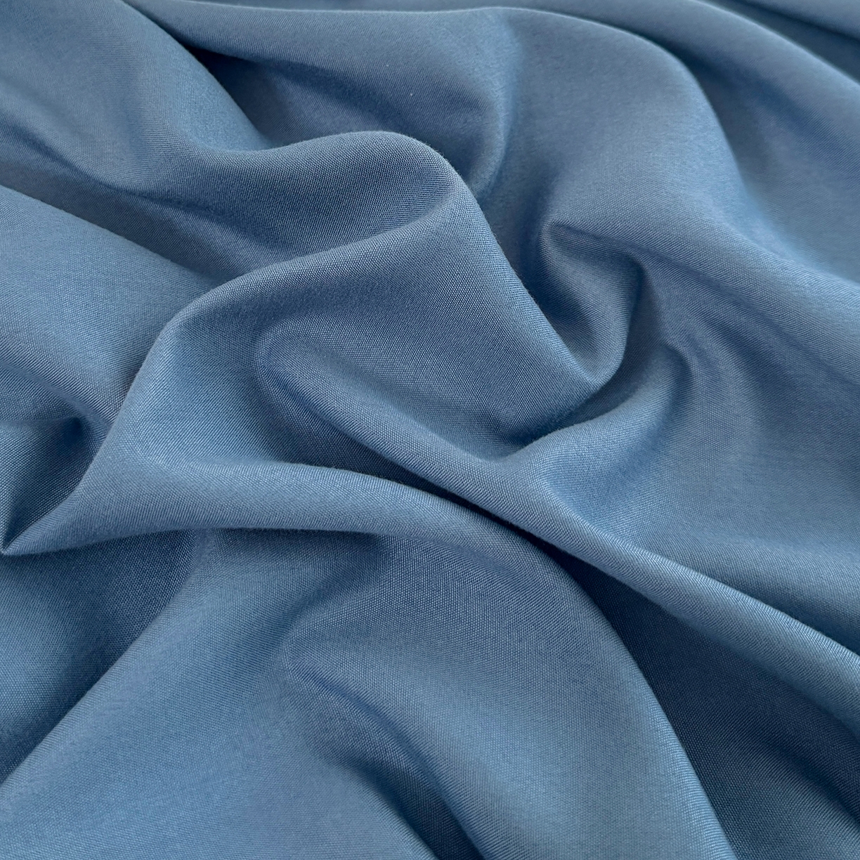 91家纺网 家纺一手货源 找家纺 十一家居 2025年新款ins风A类母婴级亲肤云朵水洗棉单床单 深蓝