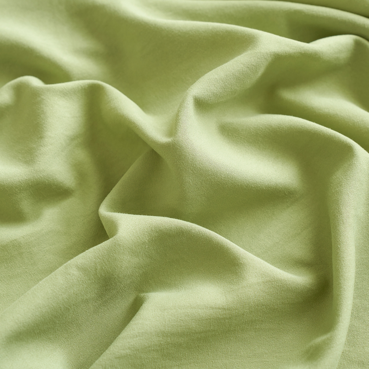 91家纺网 家纺一手货源 找家纺 十一家居 2025年新款ins风A类母婴级亲肤云朵水洗棉单床单 松绿