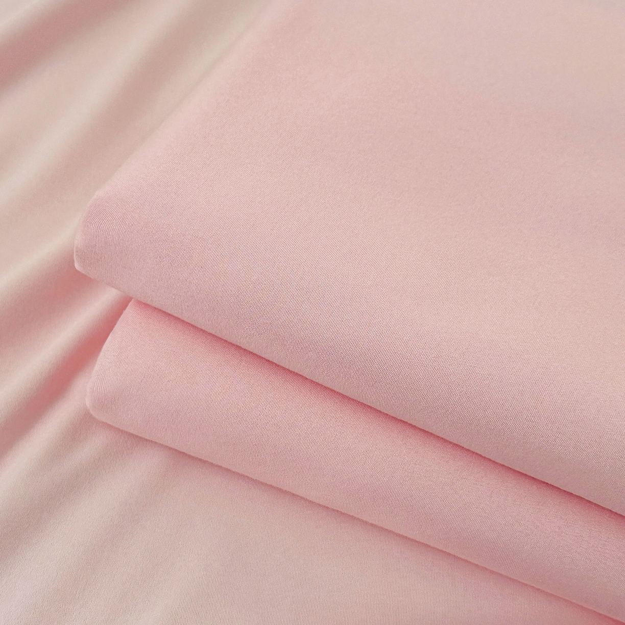 91家纺网 家纺一手货源 找家纺 十一家居 2025年新款ins风A类母婴级亲肤云朵水洗棉单床单 杏粉