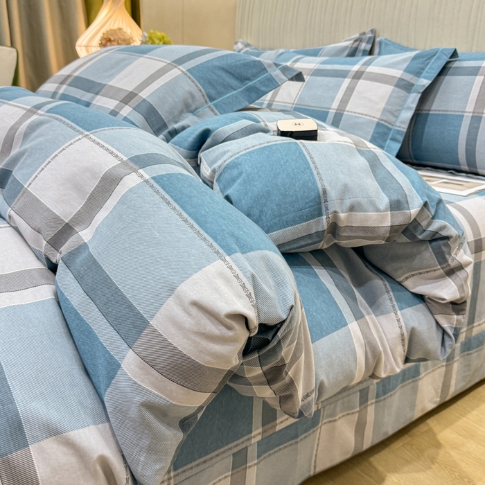 91家纺网 家纺一手货源 找家纺 （总）木易家居 2025新款100%全棉纯棉加厚四件套（礼盒包装）（提供买家秀）