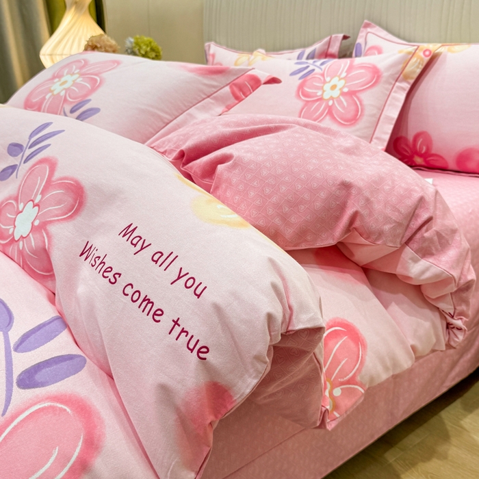 91家纺网 家纺一手货源 找家纺 （总）木易家居 2025新款100%全棉纯棉加厚四件套（礼盒包装）（提供买家秀）