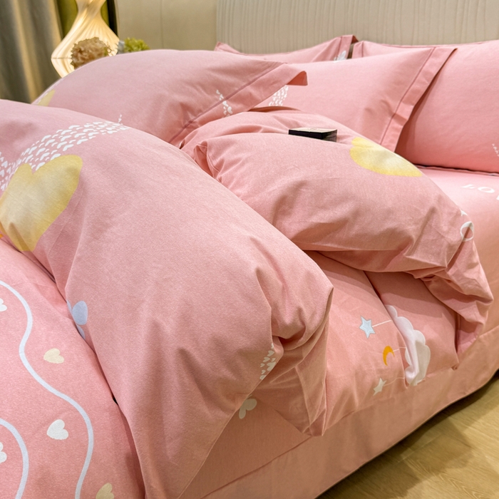 91家纺网 家纺一手货源 找家纺 （总）木易家居 2025新款100%全棉纯棉加厚四件套（礼盒包装）（提供买家秀）