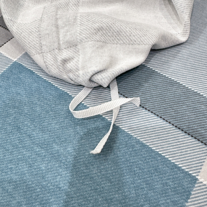 91家纺网 家纺一手货源 找家纺 木易家居 2026新款100%全棉纯棉加厚四件套（礼盒包装）（提供买家秀） 北海道-蓝