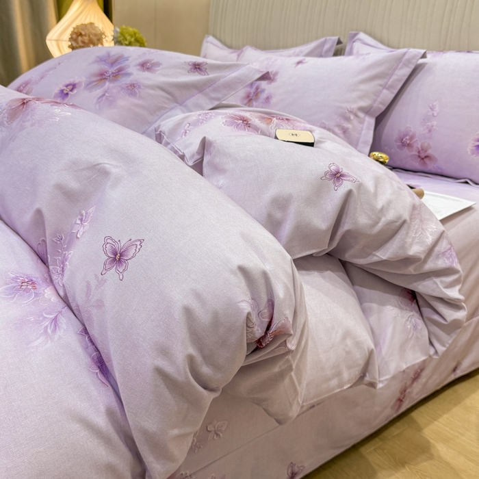 木易家居 2026新款100%全棉纯棉加厚四件套（礼盒包装）（提供买家秀）花开富贵