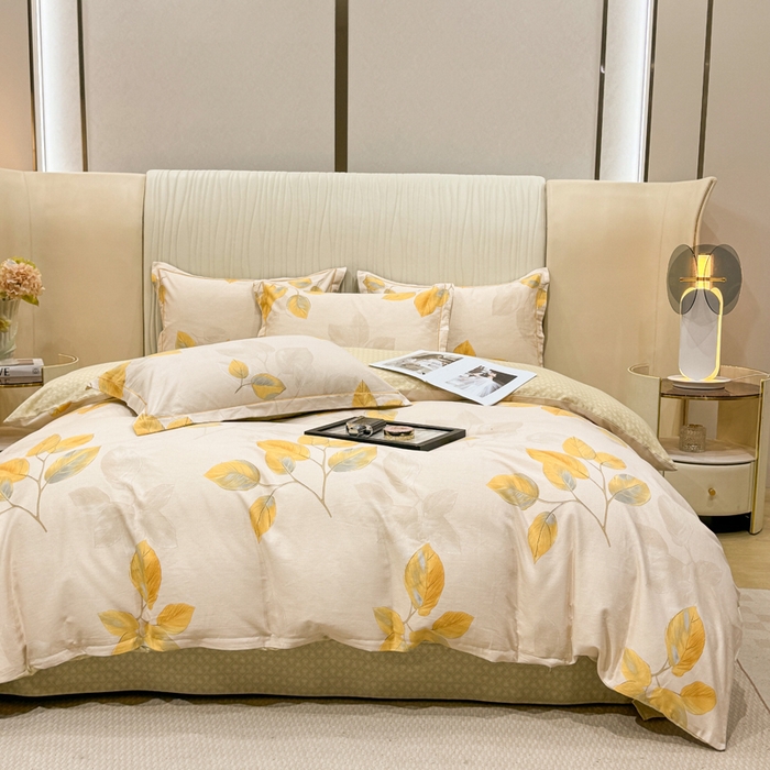 91家纺网 家纺一手货源 找家纺 木易家居 2026新款100%全棉纯棉加厚四件套（礼盒包装）（提供买家秀）金枝玉叶