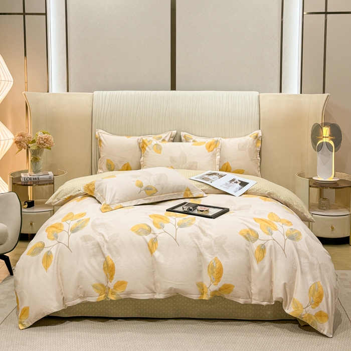 91家纺网 家纺一手货源 找家纺 木易家居 2026新款100%全棉纯棉加厚四件套（礼盒包装）（提供买家秀）金枝玉叶