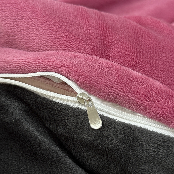 91家纺网 家纺一手货源 找家纺 觅妮家纺 2025新款纯色高克重牛奶绒四件套系列 树莓粉