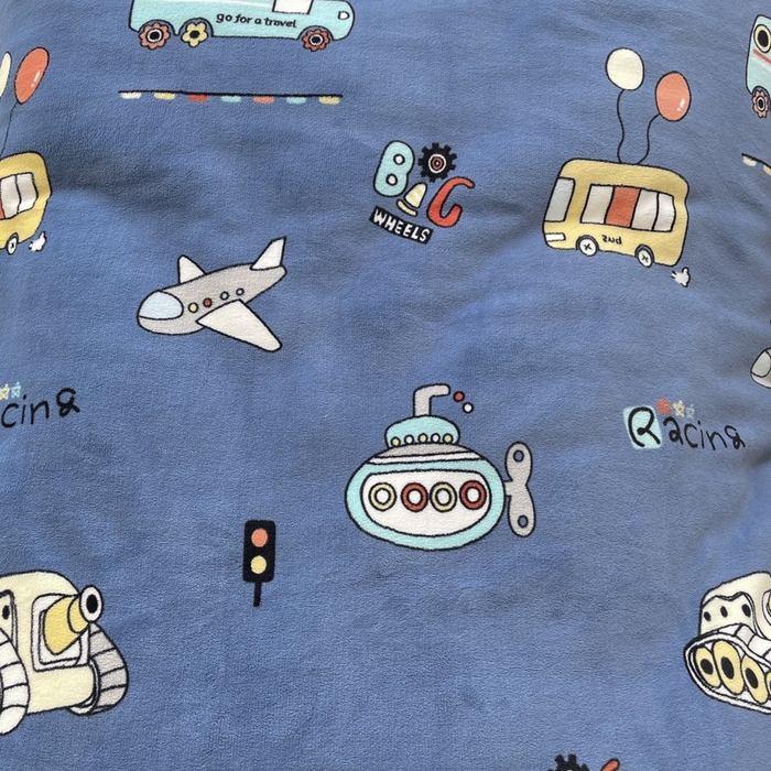 91家纺网 家纺一手货源 找家纺 嗨生活 2025新款加厚230克牛奶绒儿童三件套幼儿园三件套 总动员