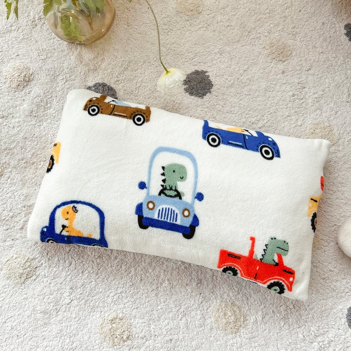 91家纺网 家纺一手货源 找家纺 嗨生活 2025新款加厚230克牛奶绒儿童三件套幼儿园三件套 汽车嘟嘟