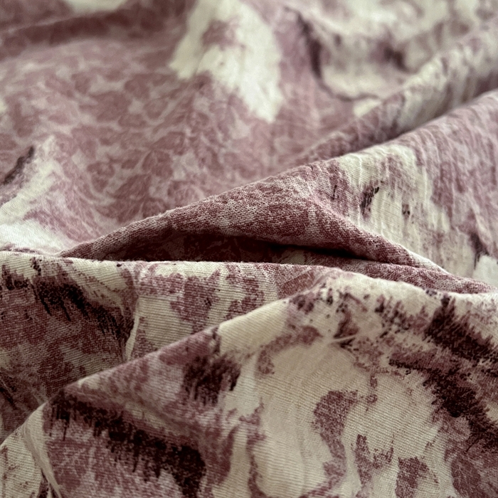 91家纺网 家纺一手货源 找家纺 仟网汇 2025新款亚麻复古花边系列四件套铃兰