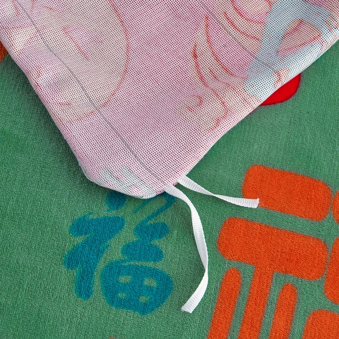 91家纺网 家纺一手货源 找家纺 诺梵家纺 2025新款8斤加厚保暖金貂绒牛奶绒印花四件套 百福