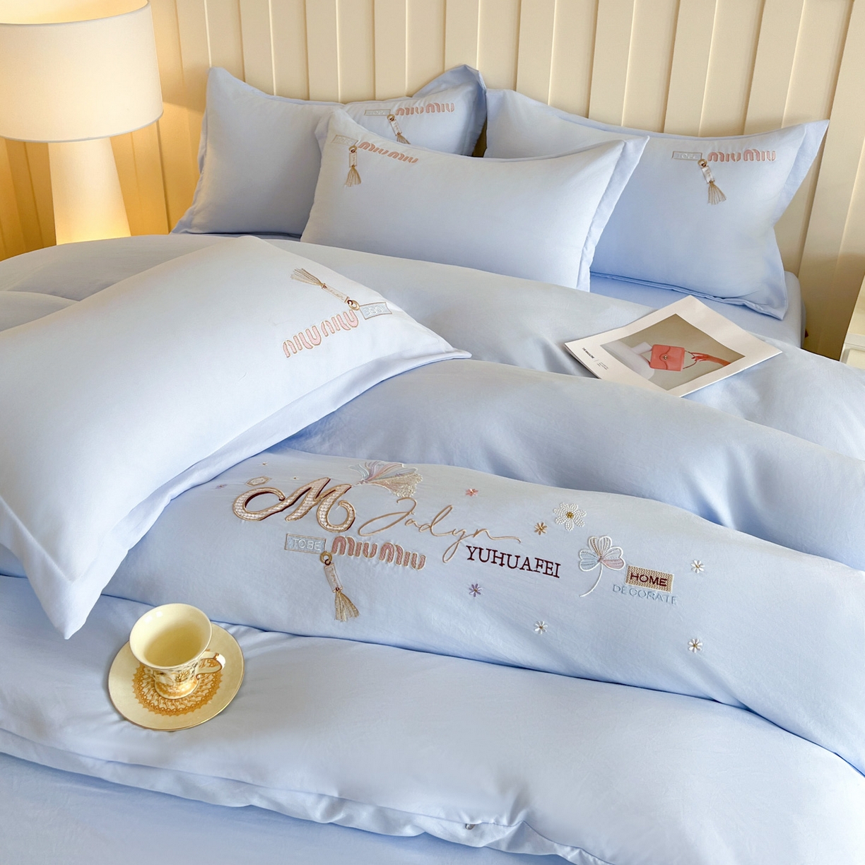 91家纺网 家纺一手货源 找家纺 （总）文黛家居 2025新款时尚印花亲肤床笠单床笠