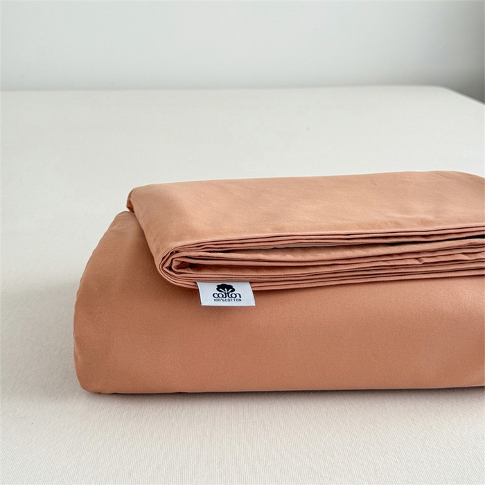 91家纺网 家纺一手货源 找家纺 （总）宝时兰 2025新款纯色全棉加厚生态喷气纯棉床单学生单床单