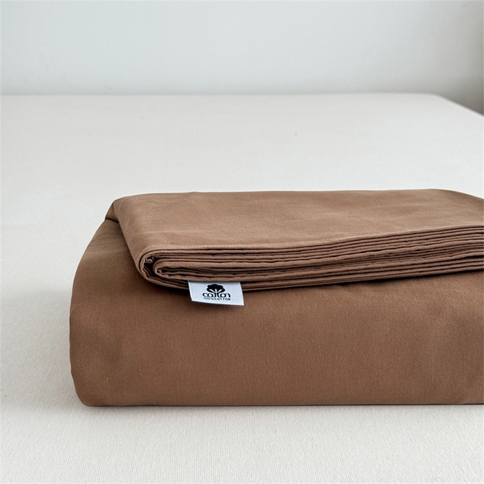 91家纺网 家纺一手货源 找家纺 （总）宝时兰 2025新款加厚100%全棉高支高密长绒棉纯色磨毛床单纯棉单件床单-系列二【提供买家秀/可定制其他尺寸】