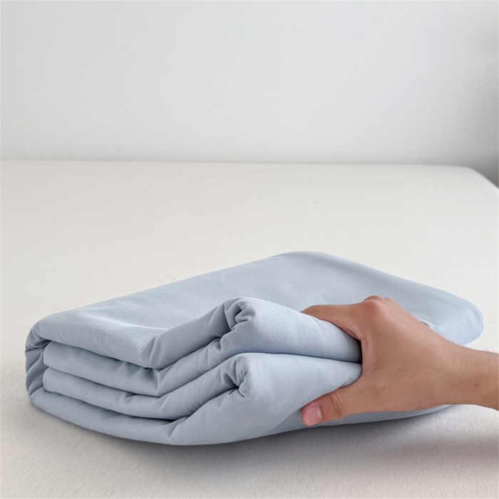 91家纺网 家纺一手货源 找家纺 （总）宝时兰 2025新款加厚100%全棉高支高密长绒棉纯色磨毛床单纯棉单件床单-系列二【提供买家秀/可定制其他尺寸】