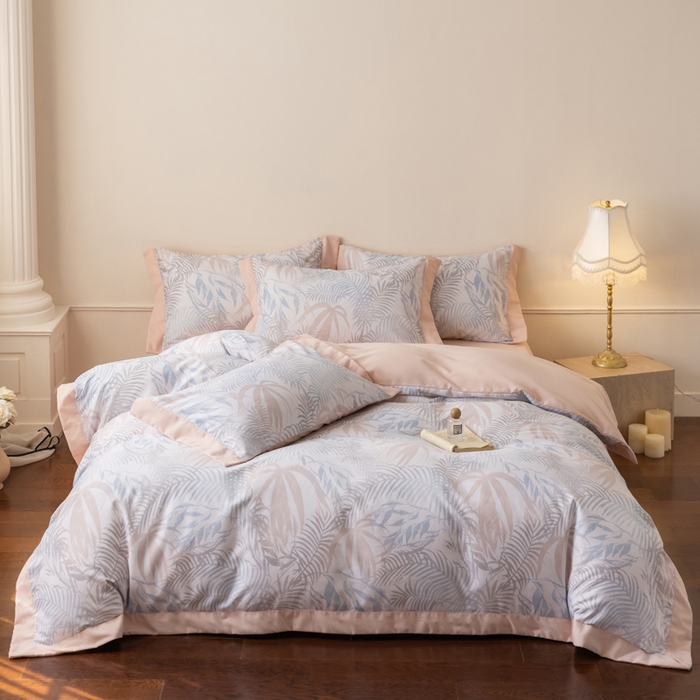 91家纺网 家纺一手货源 找家纺 （总）巧玲珑 2025新款ABk版新疆棉双拼四件套（新花色已更新）