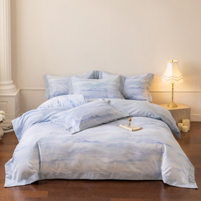 91家纺网 家纺一手货源 找家纺 （总）巧玲珑 2025新款ABk版新疆棉双拼四件套（新花色已更新）