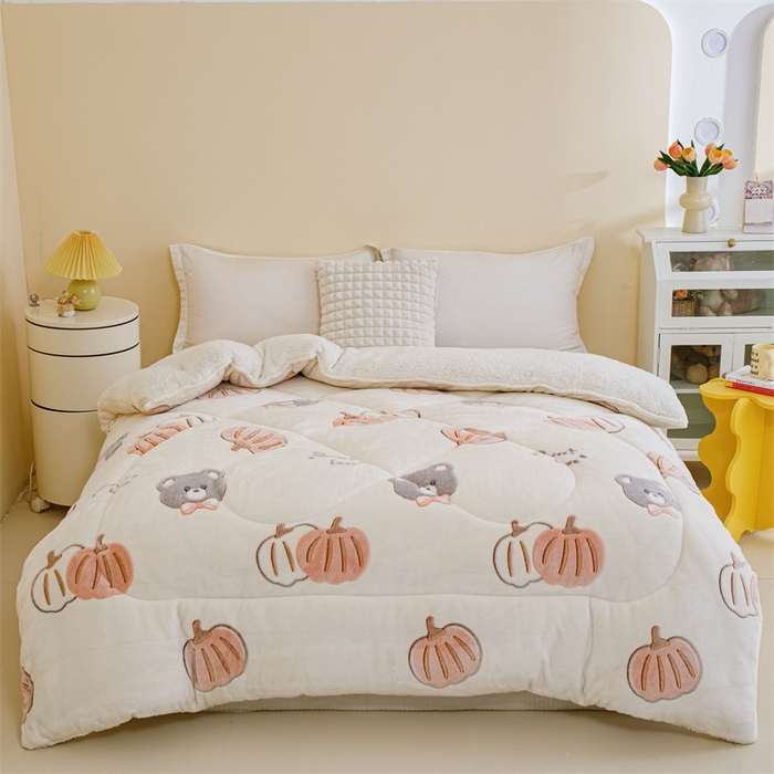 91家纺网 家纺一手货源 找家纺 曼町家居 2025新款加厚升级款雪花绒印花冬被 被子被芯 绅士派对