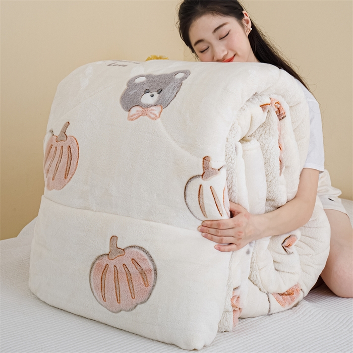 91家纺网 家纺一手货源 找家纺 曼町家居 2025新款加厚升级款雪花绒印花冬被 被子被芯 绅士派对