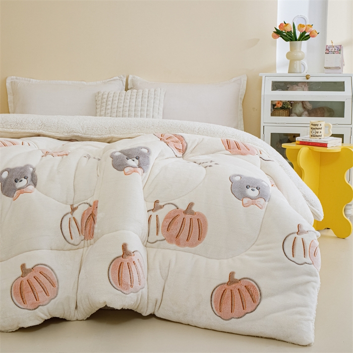 91家纺网 家纺一手货源 找家纺 曼町家居 2025新款加厚升级款雪花绒印花冬被 被子被芯 绅士派对