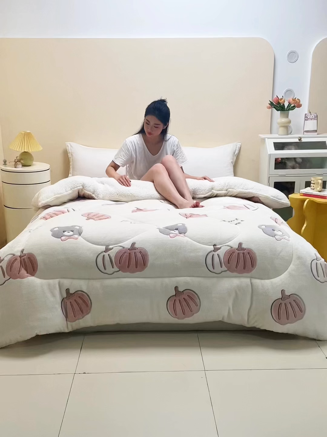 91家纺网 家纺一手货源 找家纺 曼町家居 2025新款加厚升级款雪花绒印花冬被 被子被芯 绅士派对