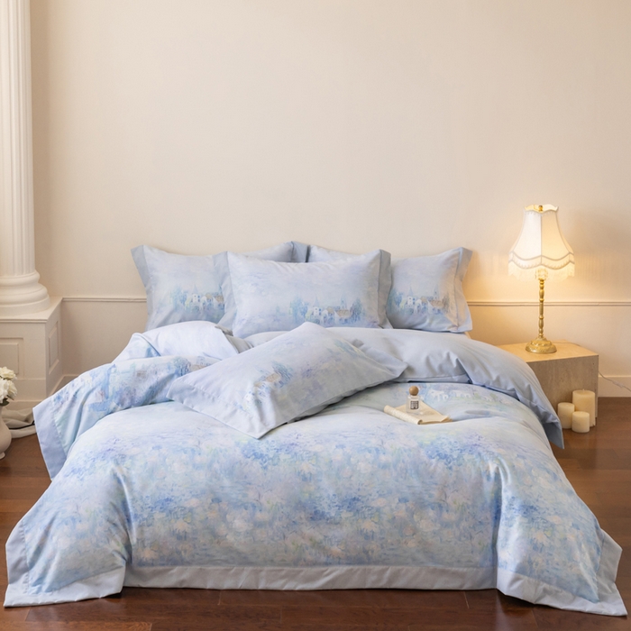 巧玲珑 2025新款ABk版新疆棉双拼四件套（新花色已更新）繁花隽永