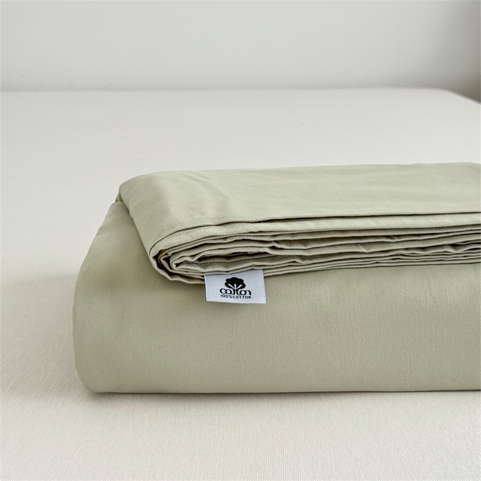 91家纺网 家纺一手货源 找家纺 宝时兰 2025新款加厚100%全棉高支高密长绒棉纯色磨毛床单纯棉单件床单-系列二【提供买家秀/可定制其他尺寸】 叠拍图