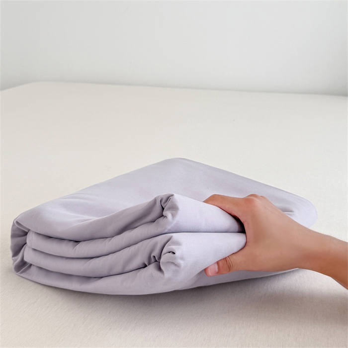 91家纺网 家纺一手货源 找家纺 宝时兰 2025新款加厚100%全棉高支高密长绒棉纯色磨毛床单纯棉单件床单-系列二【提供买家秀/可定制其他尺寸】 叠拍图