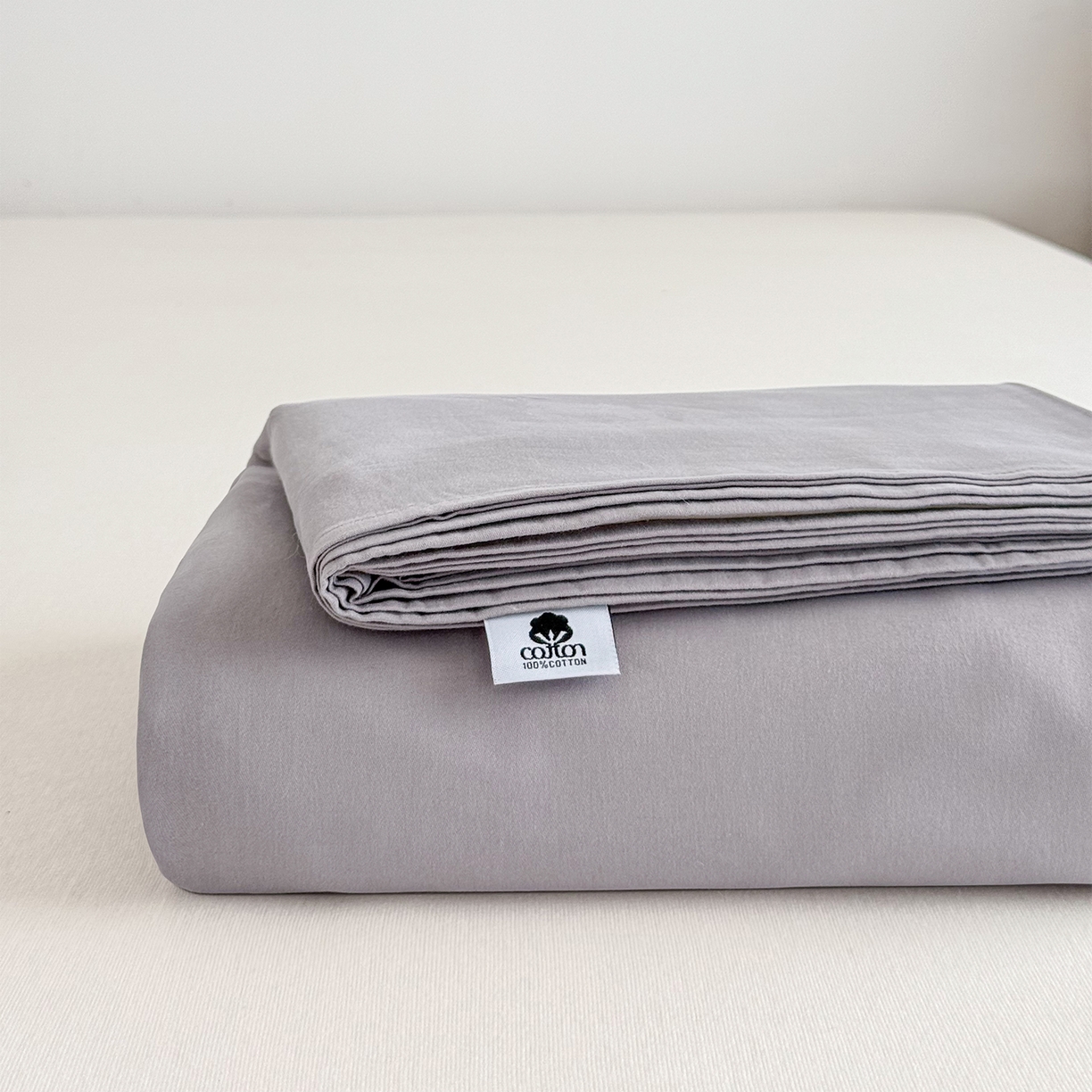 91家纺网 家纺一手货源 找家纺 宝时兰 2025新款加厚100%全棉高支高密长绒棉纯色磨毛床单纯棉单件床单-系列二【提供买家秀/可定制其他尺寸】 丁香紫