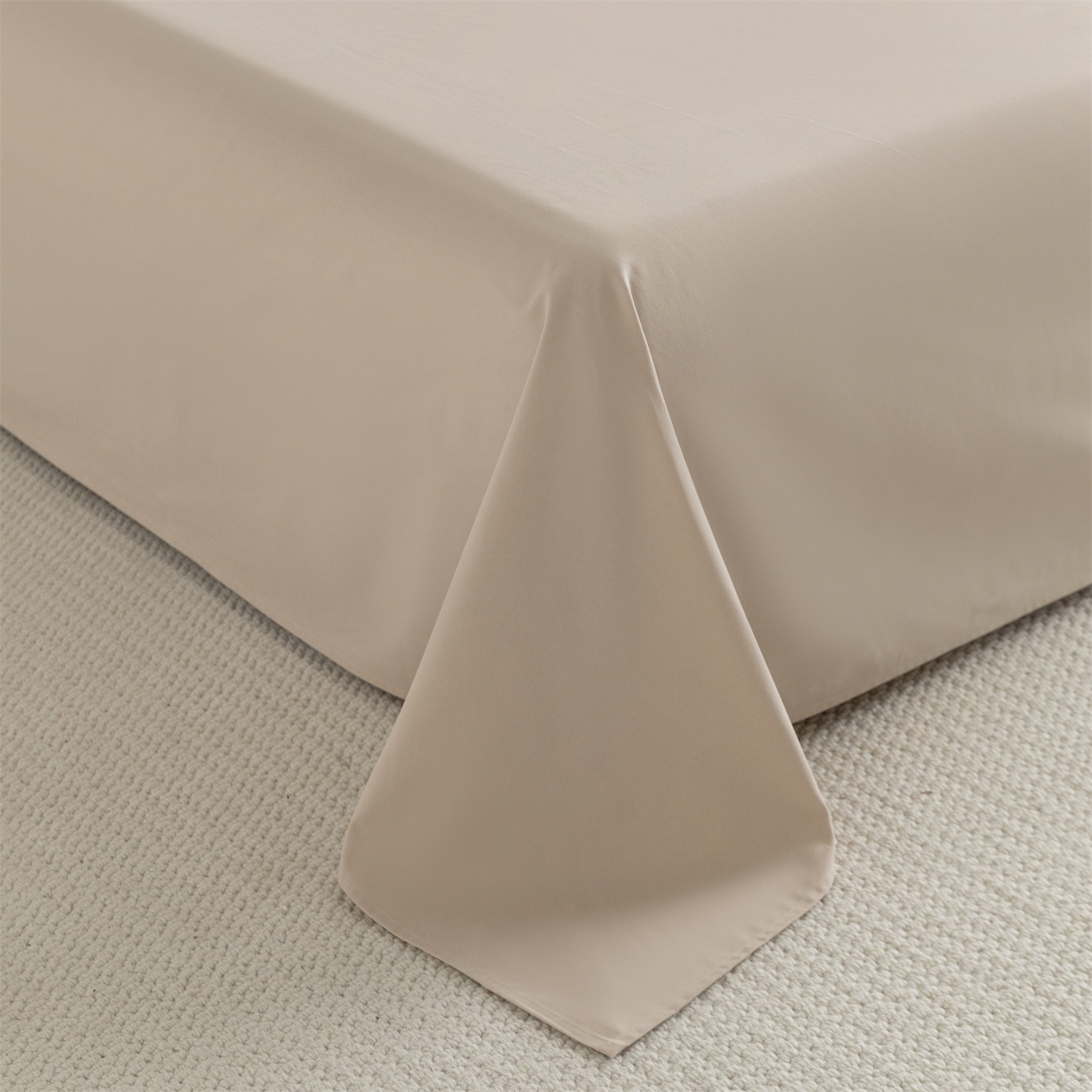 91家纺网 家纺一手货源 找家纺 宝时兰 2025新款加厚100%全棉高支高密长绒棉纯色磨毛床单纯棉单件床单-系列二【提供买家秀/可定制其他尺寸】 米卡