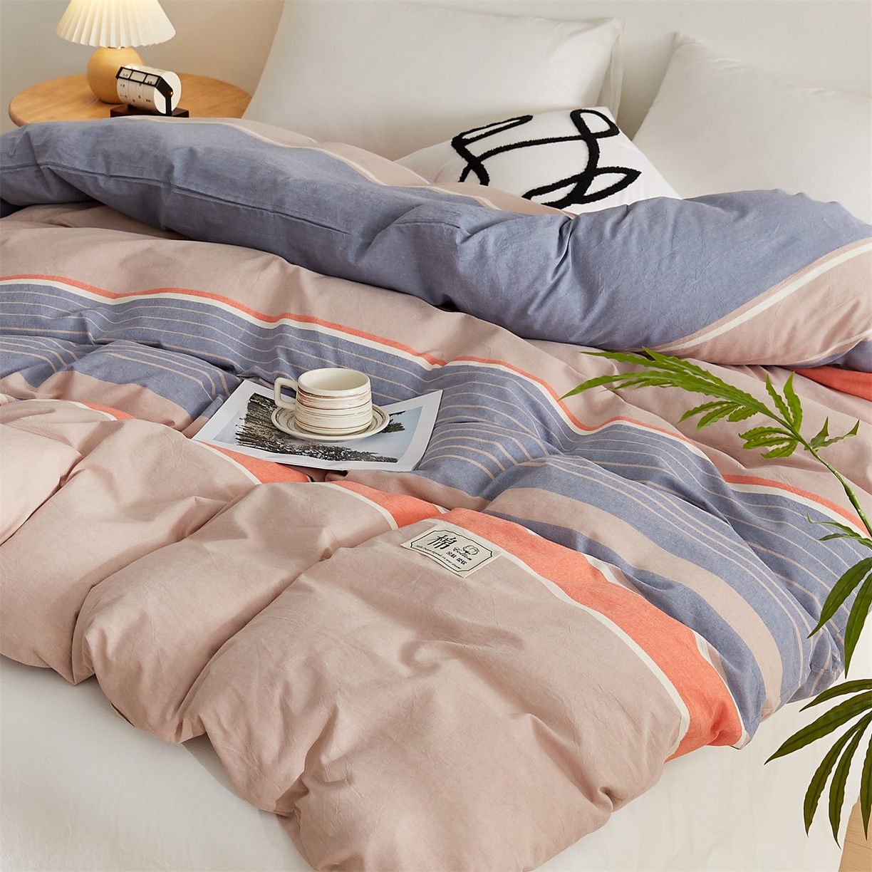 91家纺网 家纺一手货源 找家纺 凡心 2025新款可拆洗冬被被子被芯 莱卡条