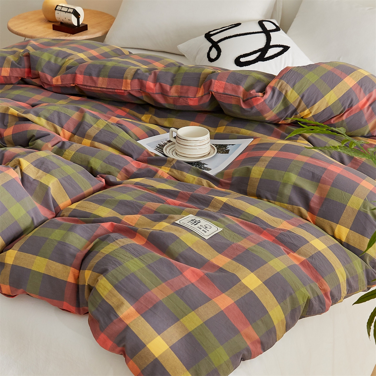 91家纺网 家纺一手货源 找家纺 凡心 2025新款可拆洗冬被被子被芯 贝格拉灰