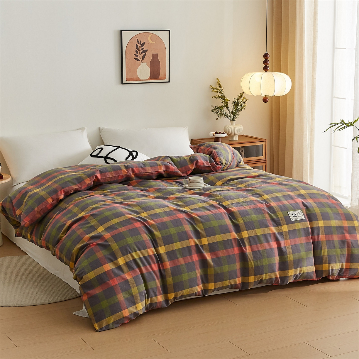 91家纺网 家纺一手货源 找家纺 凡心 2025新款可拆洗冬被被子被芯 贝格拉灰