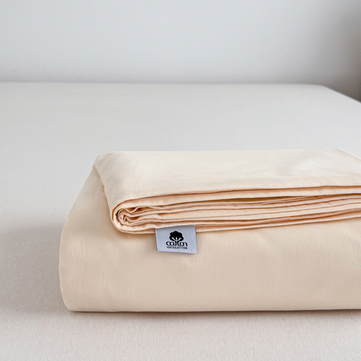 91家纺网 家纺一手货源 找家纺 宝时兰 2025新款加厚100%全棉高支高密长绒棉纯色磨毛床单纯棉单件床单-系列二【提供买家秀/可定制其他尺寸】 奶黄