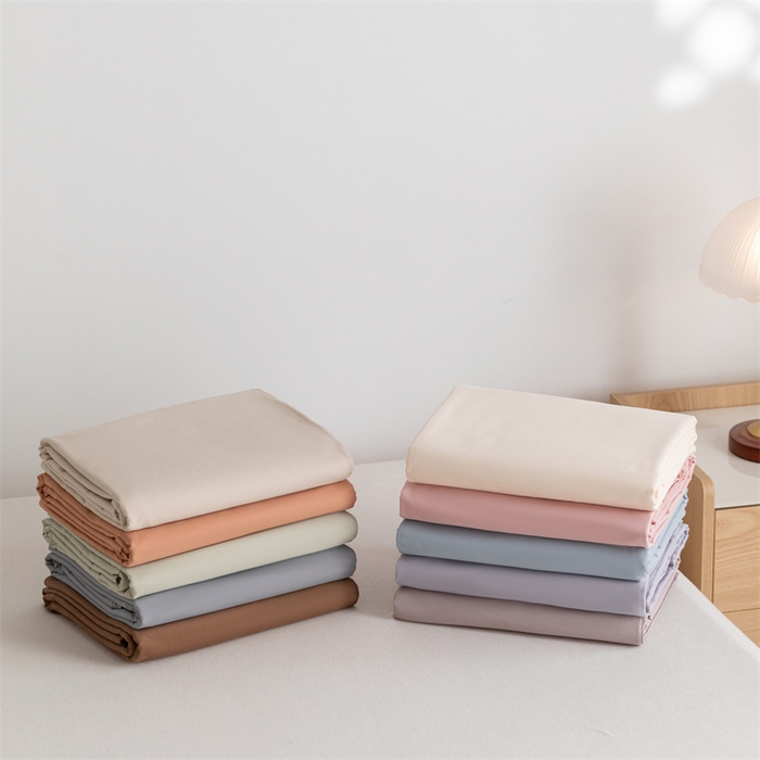 91家纺网 家纺一手货源 找家纺 宝时兰 2025新款加厚100%全棉高支高密长绒棉纯色磨毛床单纯棉单件床单-系列二【提供买家秀/可定制其他尺寸】 组合图（仅参考）