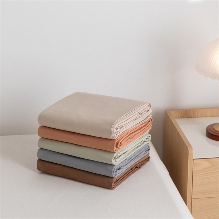 91家纺网 家纺一手货源 找家纺 宝时兰 2025新款加厚100%全棉高支高密长绒棉纯色磨毛床单纯棉单件床单-系列二【提供买家秀/可定制其他尺寸】 组合图（仅参考）