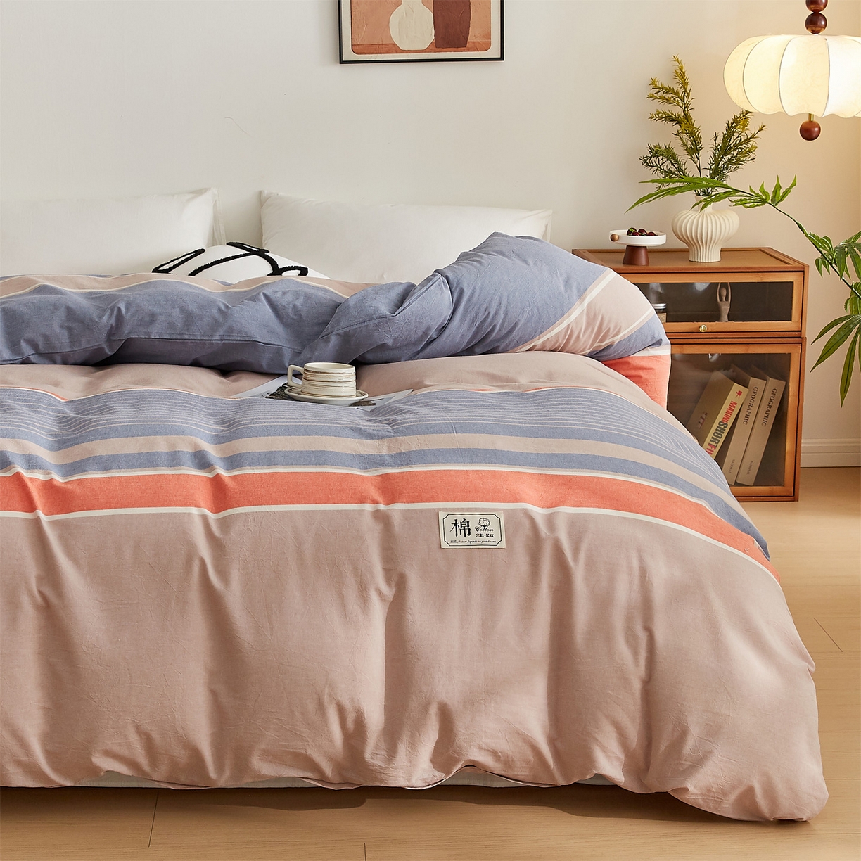 91家纺网 家纺一手货源 找家纺 凡心 2025新款可拆洗冬被被子被芯 莱卡条