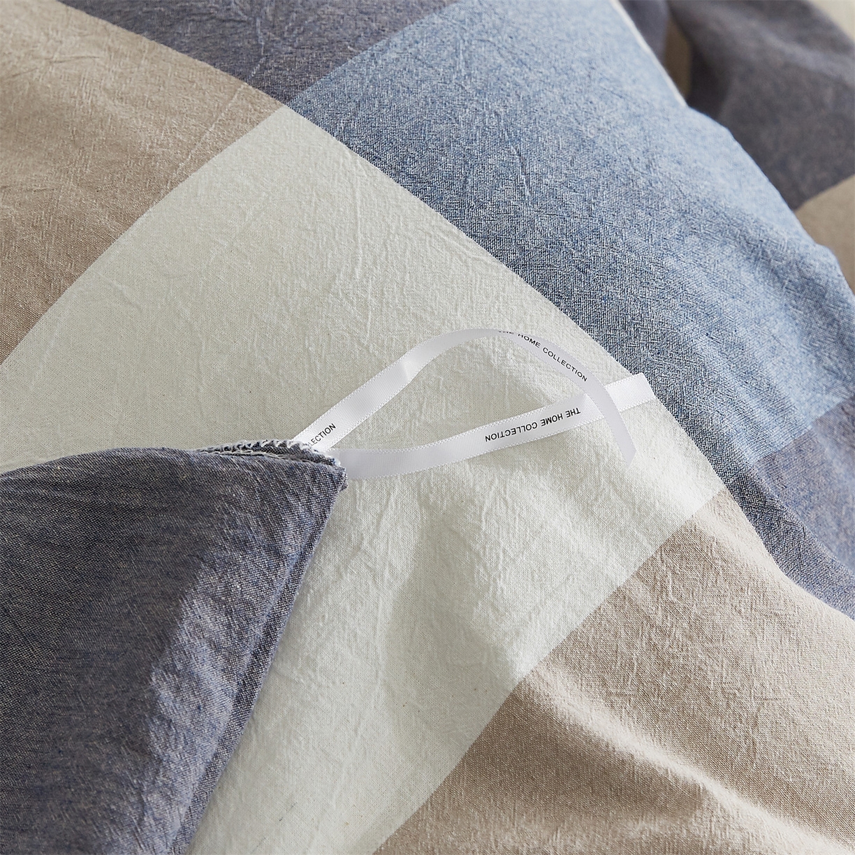 91家纺网 家纺一手货源 找家纺 凡心 2025新款可拆洗冬被被子被芯 蓝大格