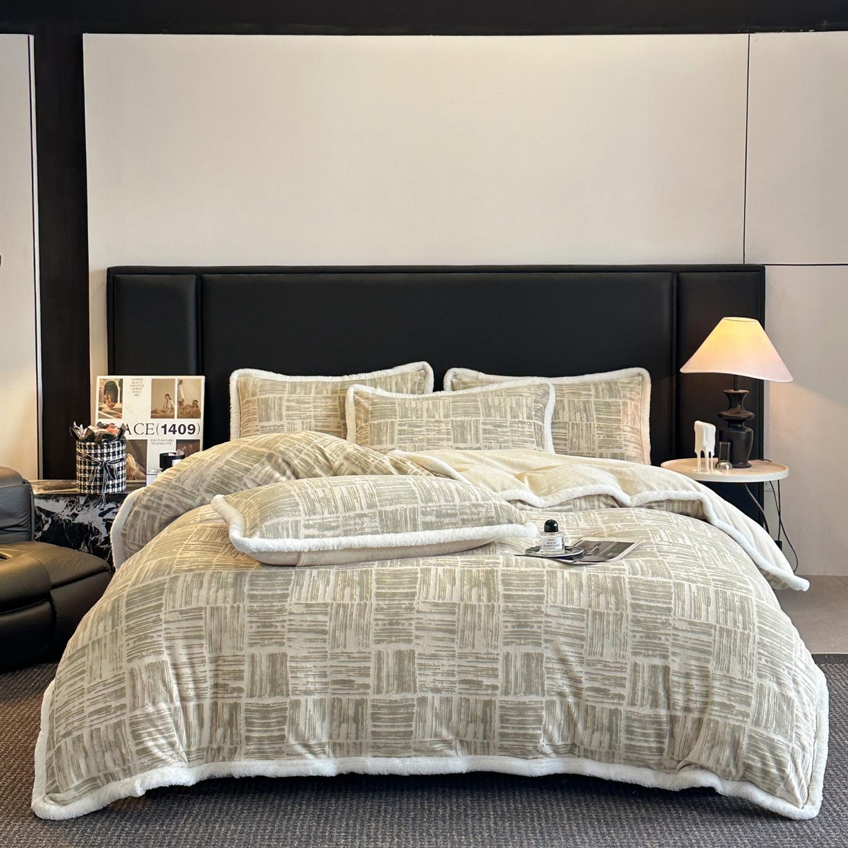 91家纺网 家纺一手货源 找家纺 （总）涵宸家纺 2025新款雕花牛奶绒四件套