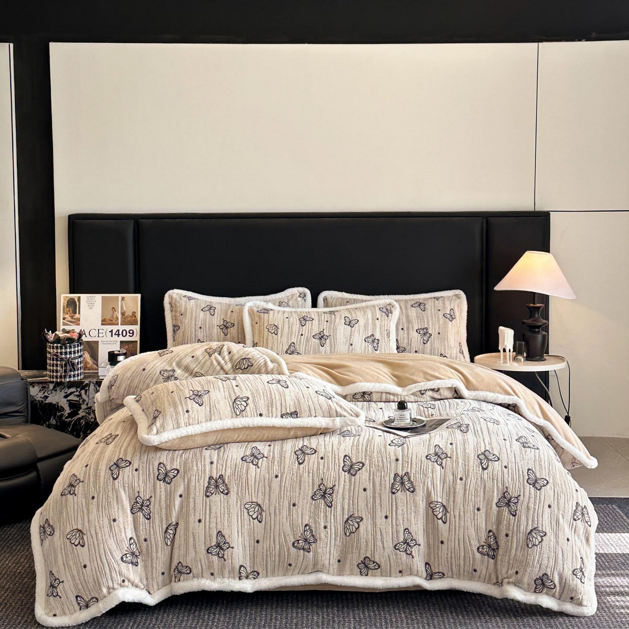 91家纺网 家纺一手货源 找家纺 （总）涵宸家纺 2025新款雕花牛奶绒四件套