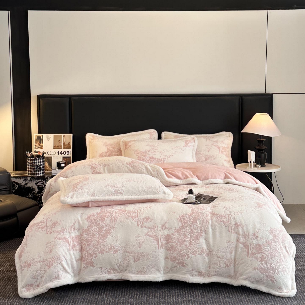 91家纺网 家纺一手货源 找家纺 （总）涵宸家纺 2025新款雕花牛奶绒四件套