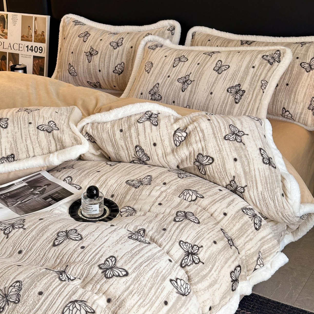 91家纺网 家纺一手货源 找家纺 （总）涵宸家纺 2025新款雕花牛奶绒四件套